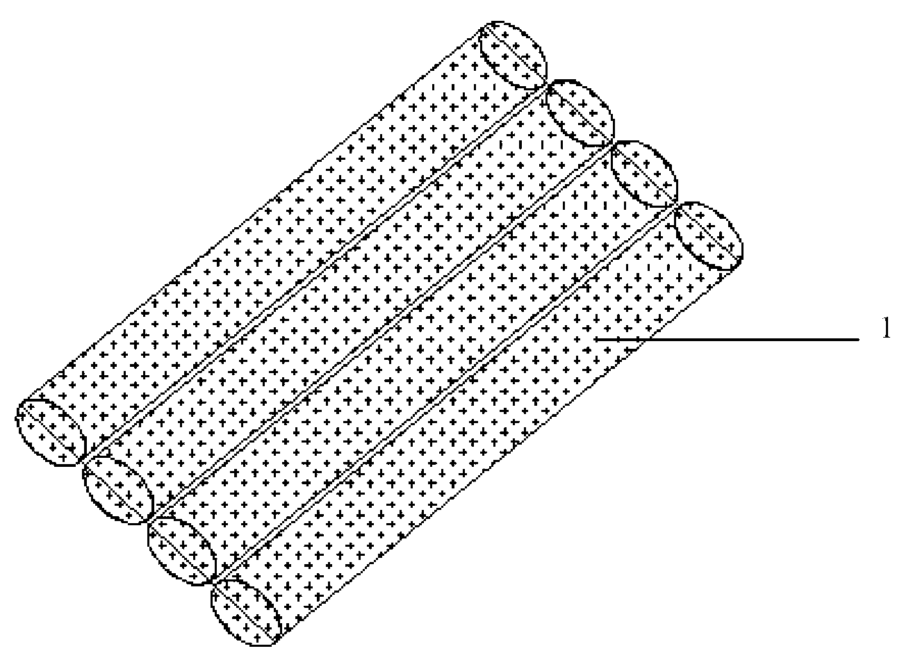 Method for water seepage, salt discharge and afforestation of low-humidity saline and alkaline beach and application of method