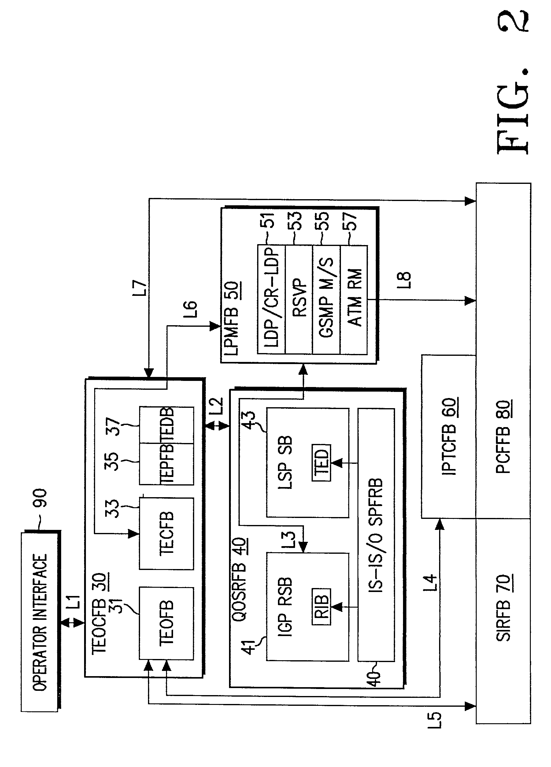 Data structure for implementation of traffic engineering function in multiprotocol label switching system and storage medium for storing the same