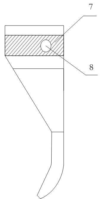 Glue-extruding device for autosizing flanging machine