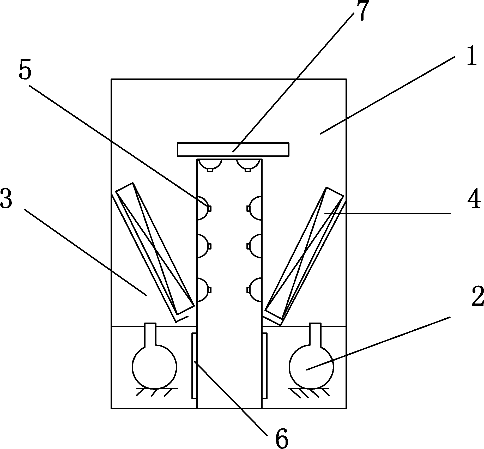 Air shower with static electricity elimination function