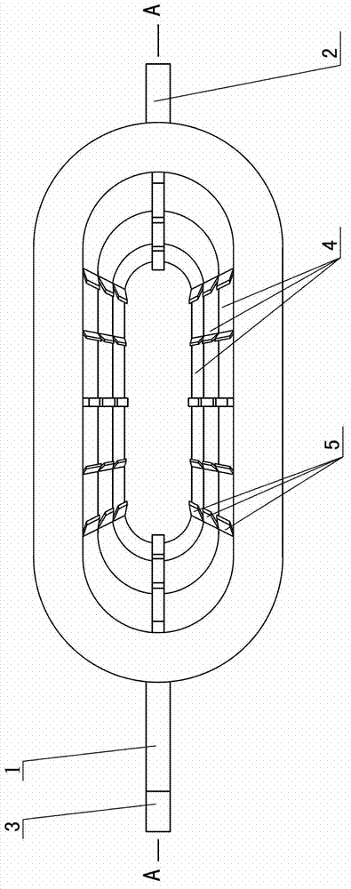 Pot-type calcinator multi-level series fin type cooling device for coke after high-temperature calcination