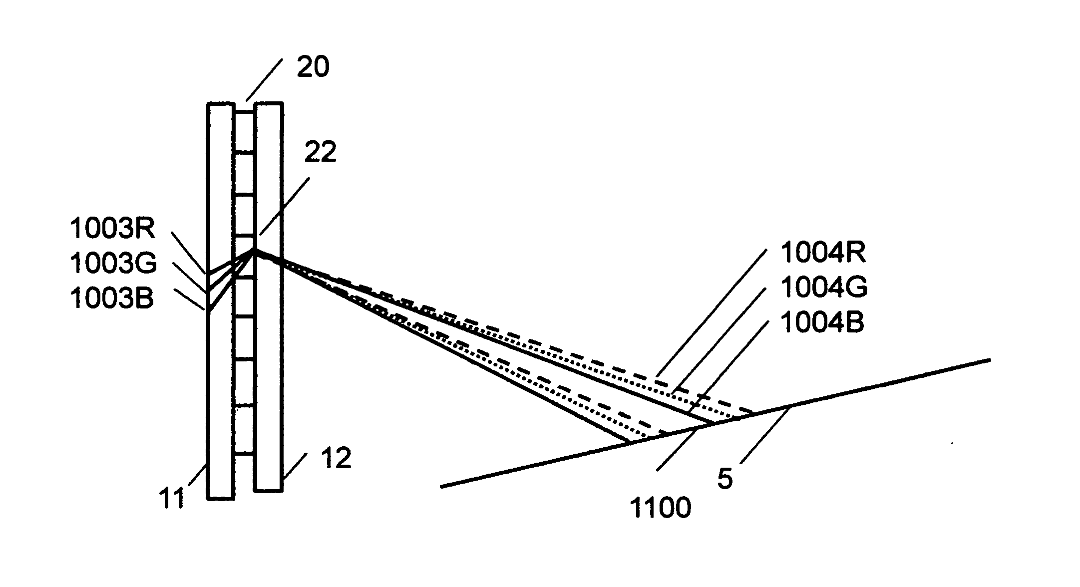 Compact edge illuminated diffractive display