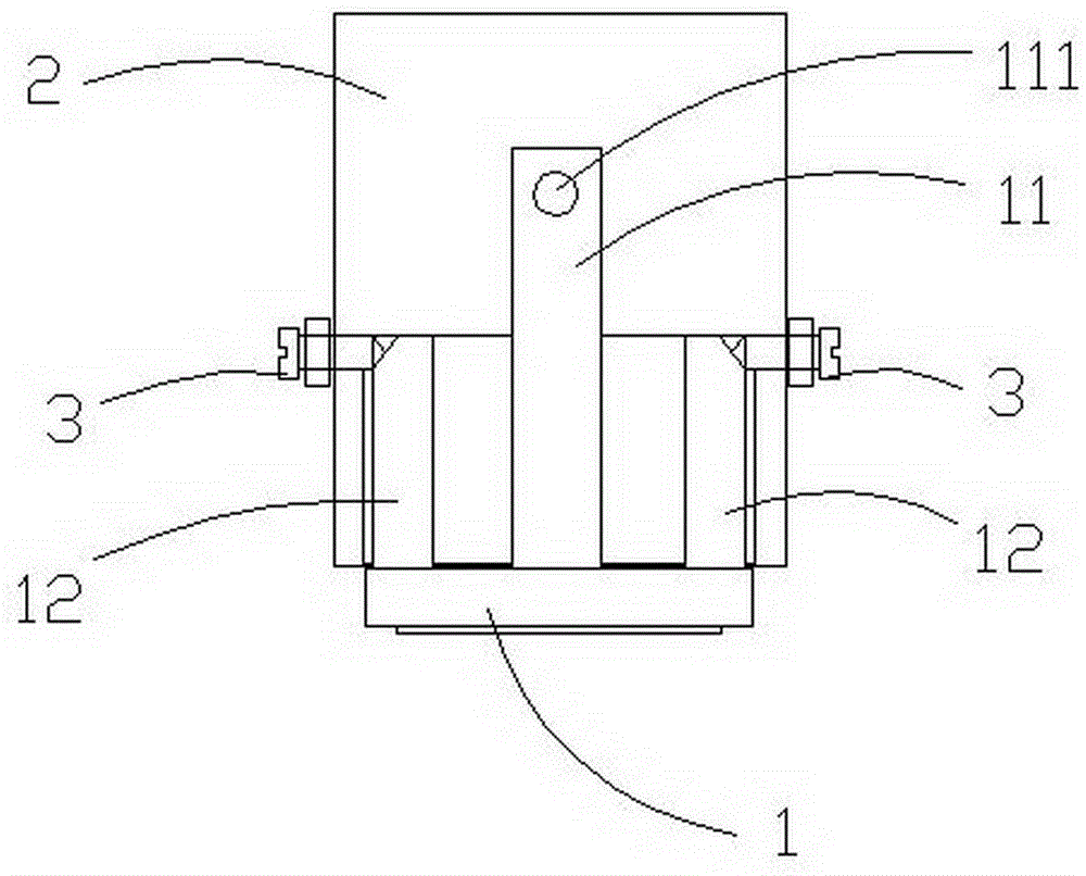 Type matrix parallel fine adjustment system