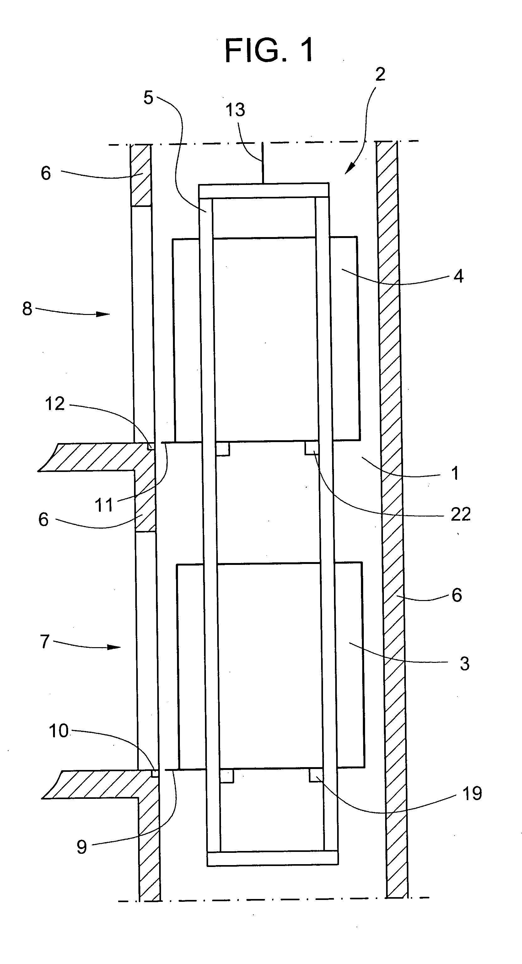 Equipment for fine positioning of a car of a multi-stage car