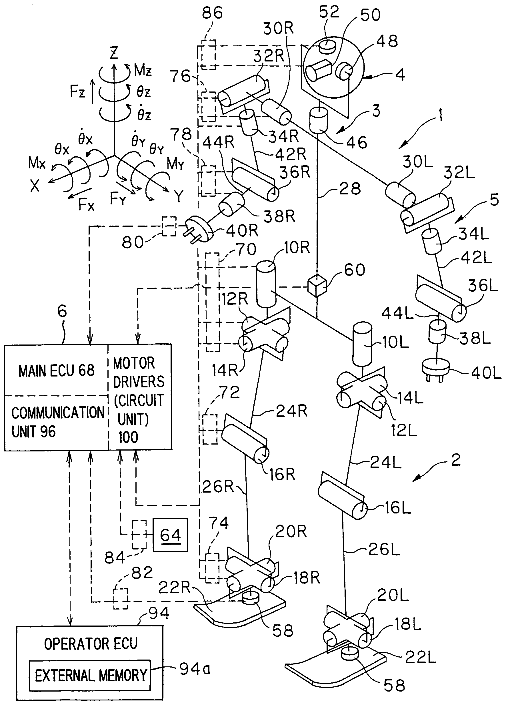 Abnormality detection system of mobile robot