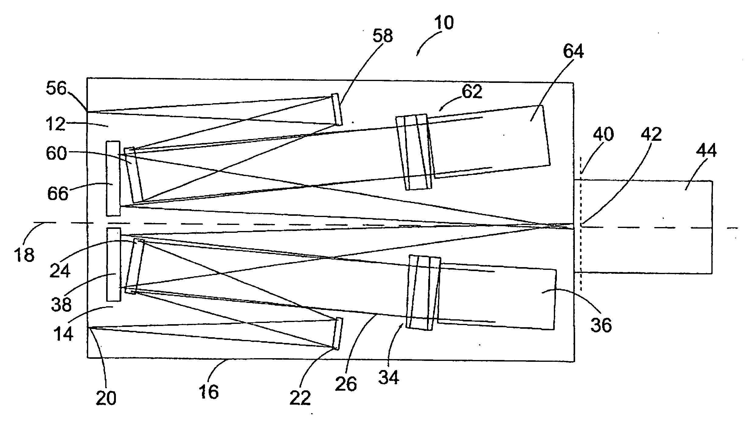 Echelle Spectometer with Improved Use of the Detector by Means of Two Spectrometer Arrangements