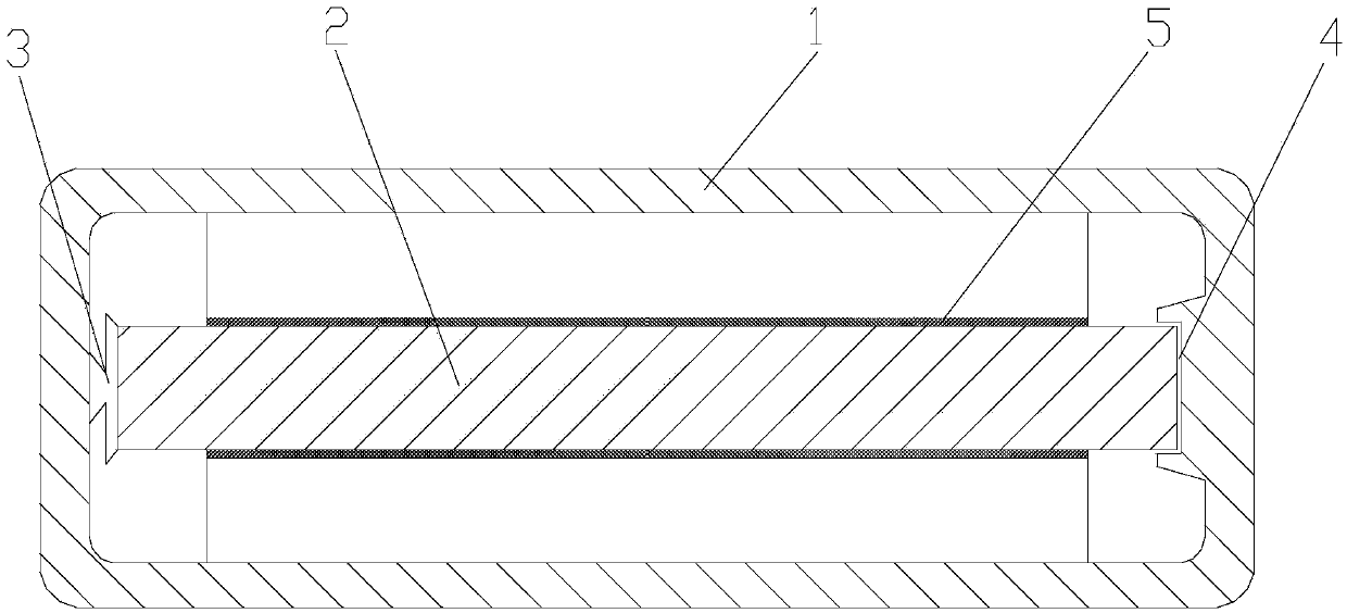 Flat gate valve sealing structure