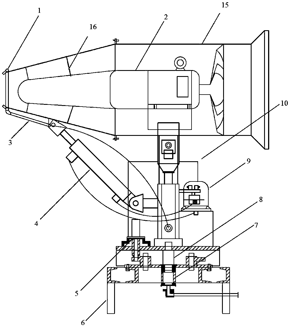 Intelligent multifunctional spraying machine capable of removing haze