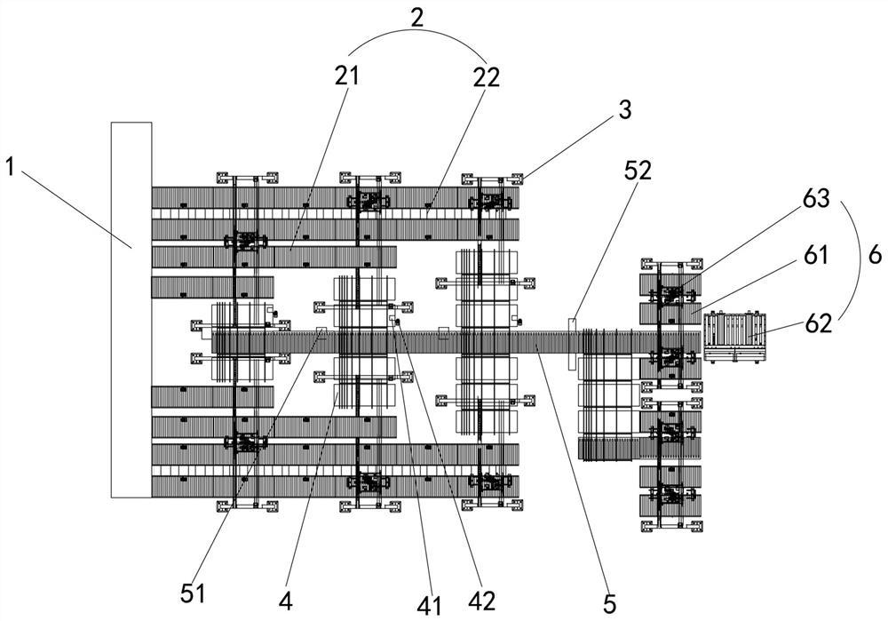 Customized assembly type decoration material sorting mechanism and using method