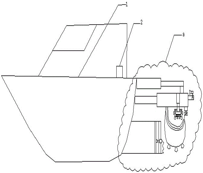 Fish catching device for rotationally moulded yacht