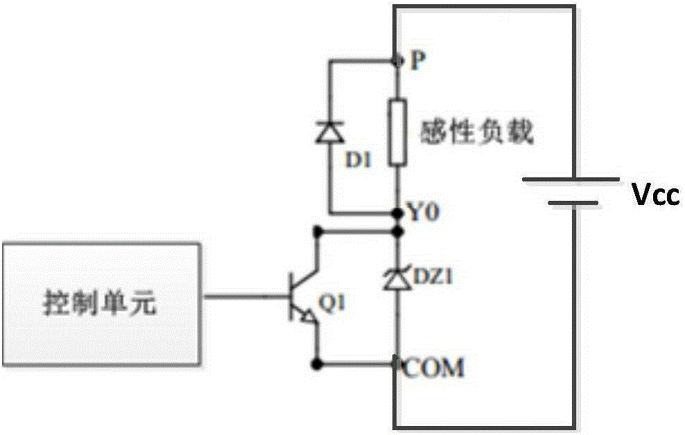 PLC and PLC triode output protection circuit