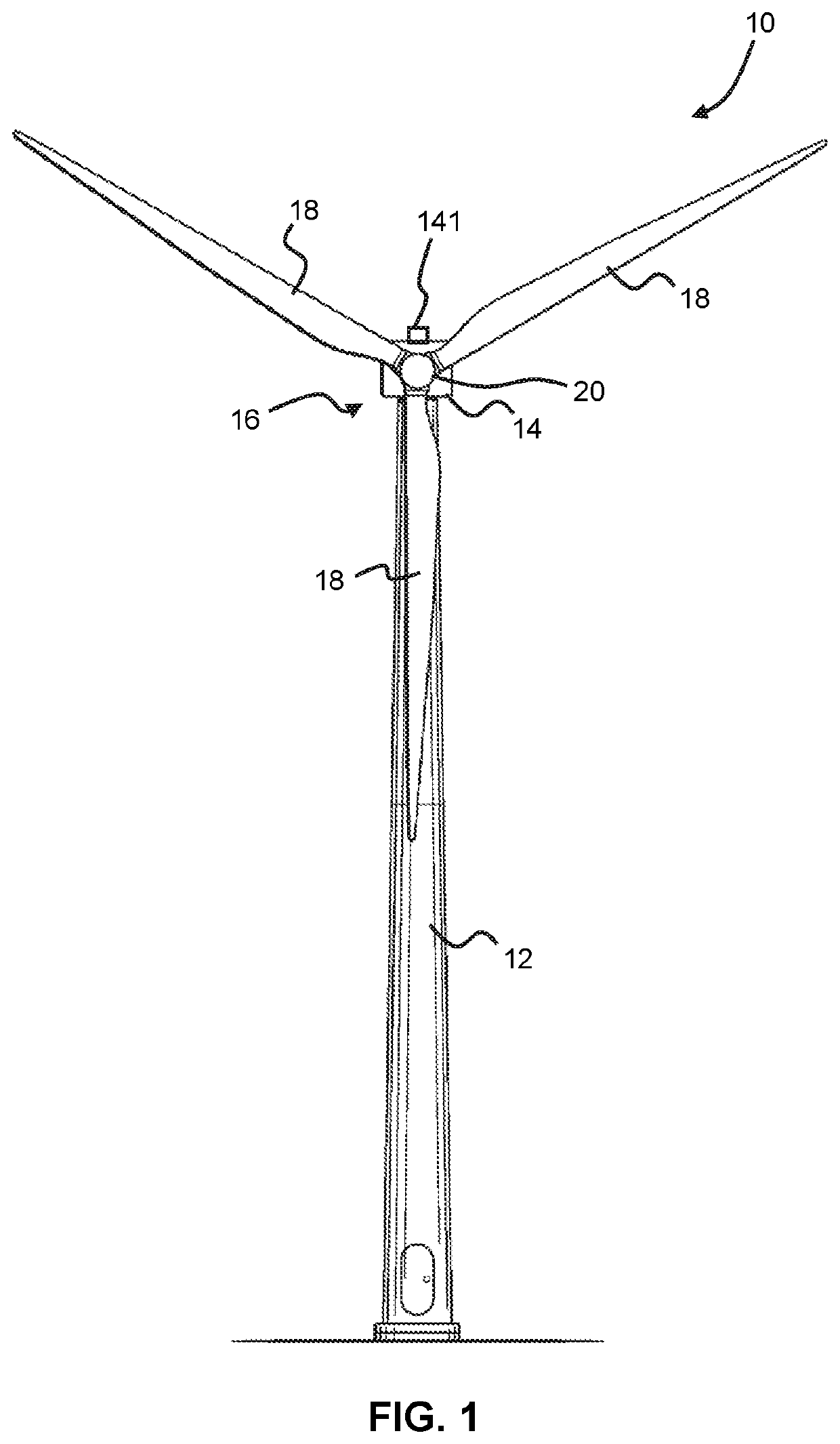 Correcting blade pitch in a wind turbine