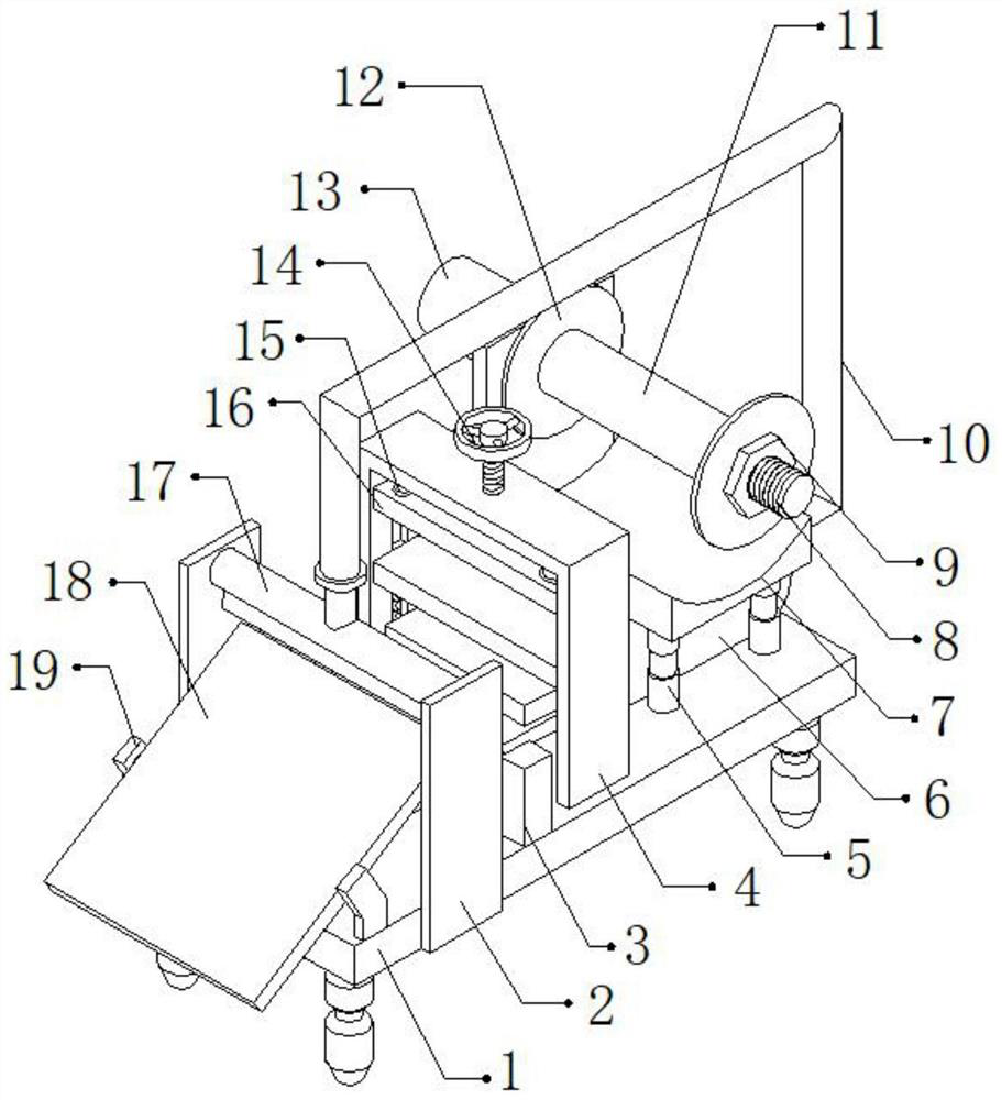 Lithium ion battery pole piece winding device