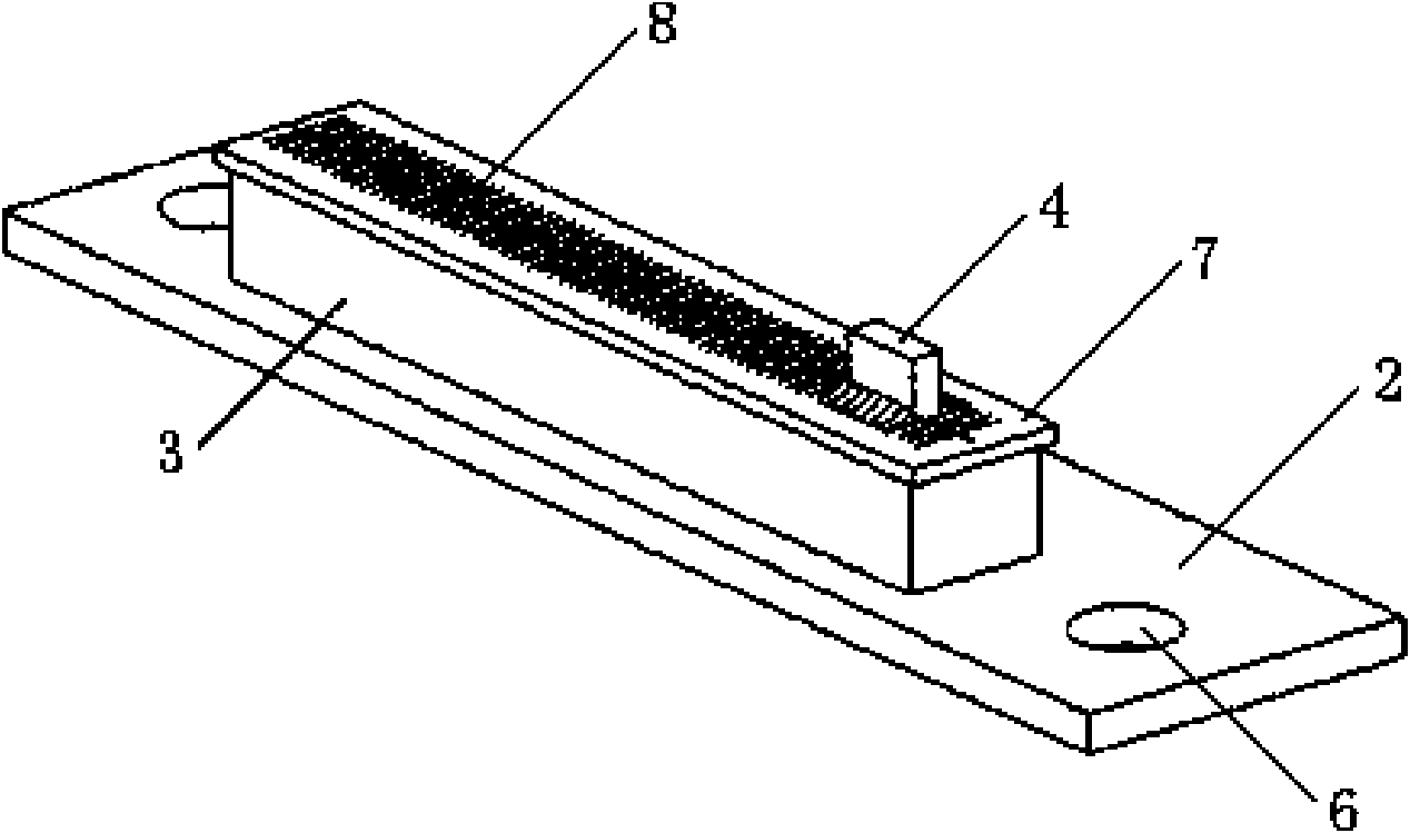 Slide rheostat with dustproof structure