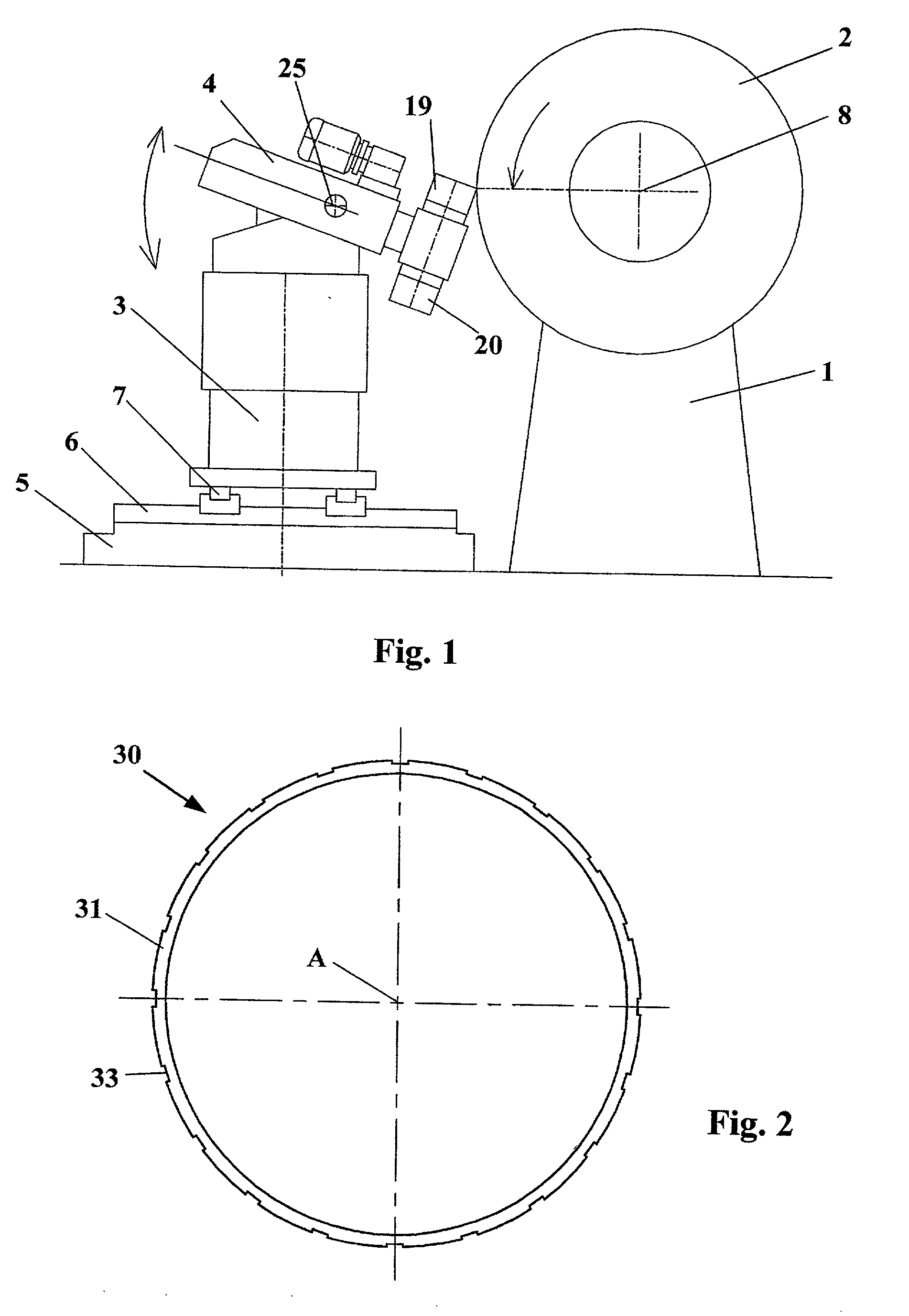 Tire machining tool