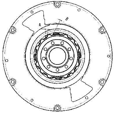 Spline structure integrated with multi-stage vibration absorbing function