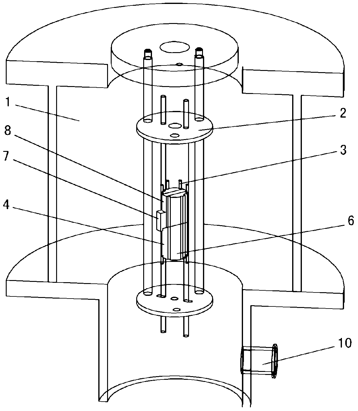 Preparation method of metal melt diffusion sample