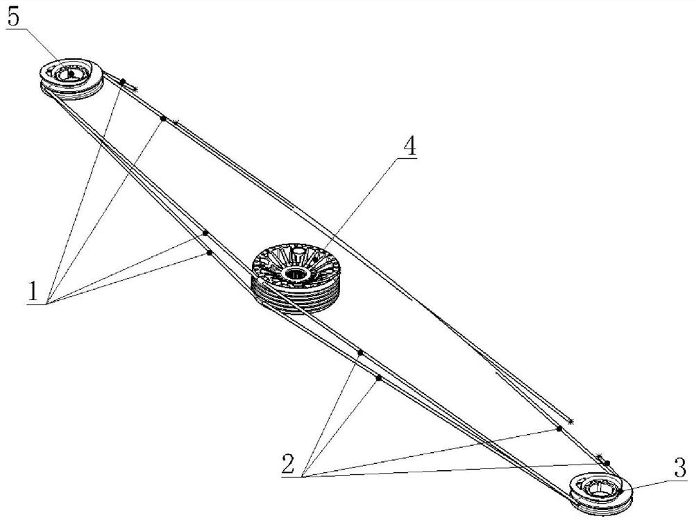 Window glass lifter steel wire rope outlet angle debugging design method