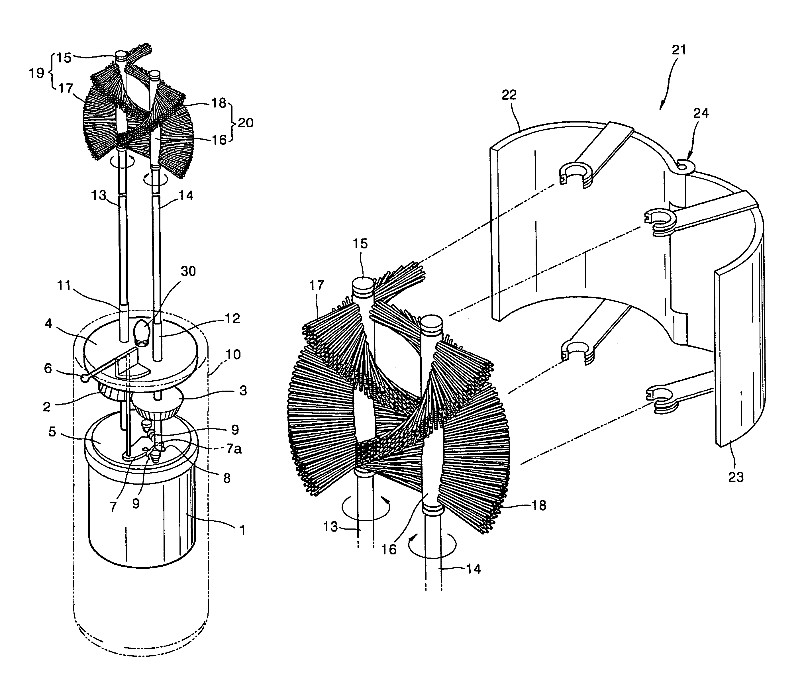 Electron-motion toothbrush