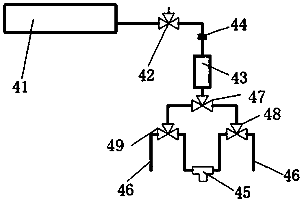 Automatic sample feeding device for detecting chemical oxygen demand of water quality