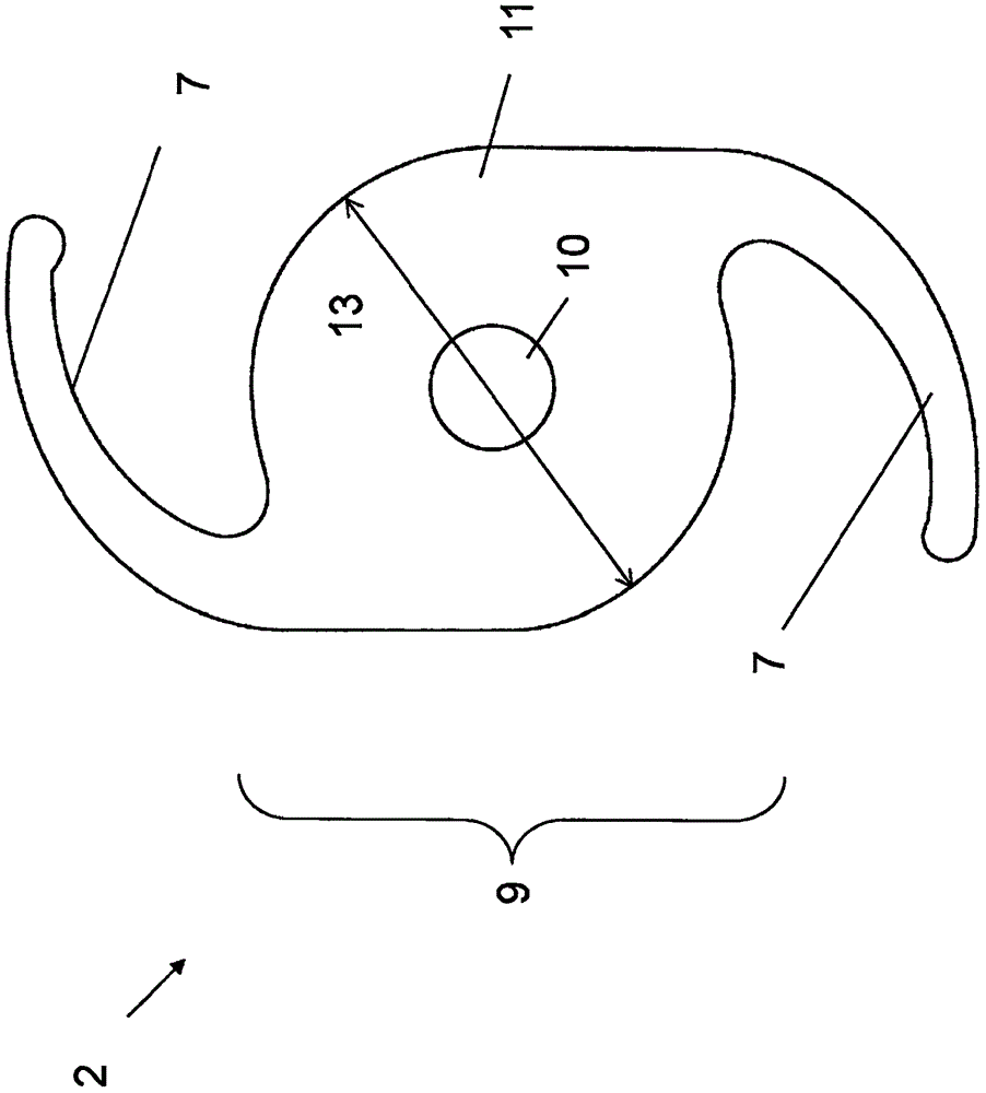 Secondary intraocular lens with magnifying coaxial optical portion