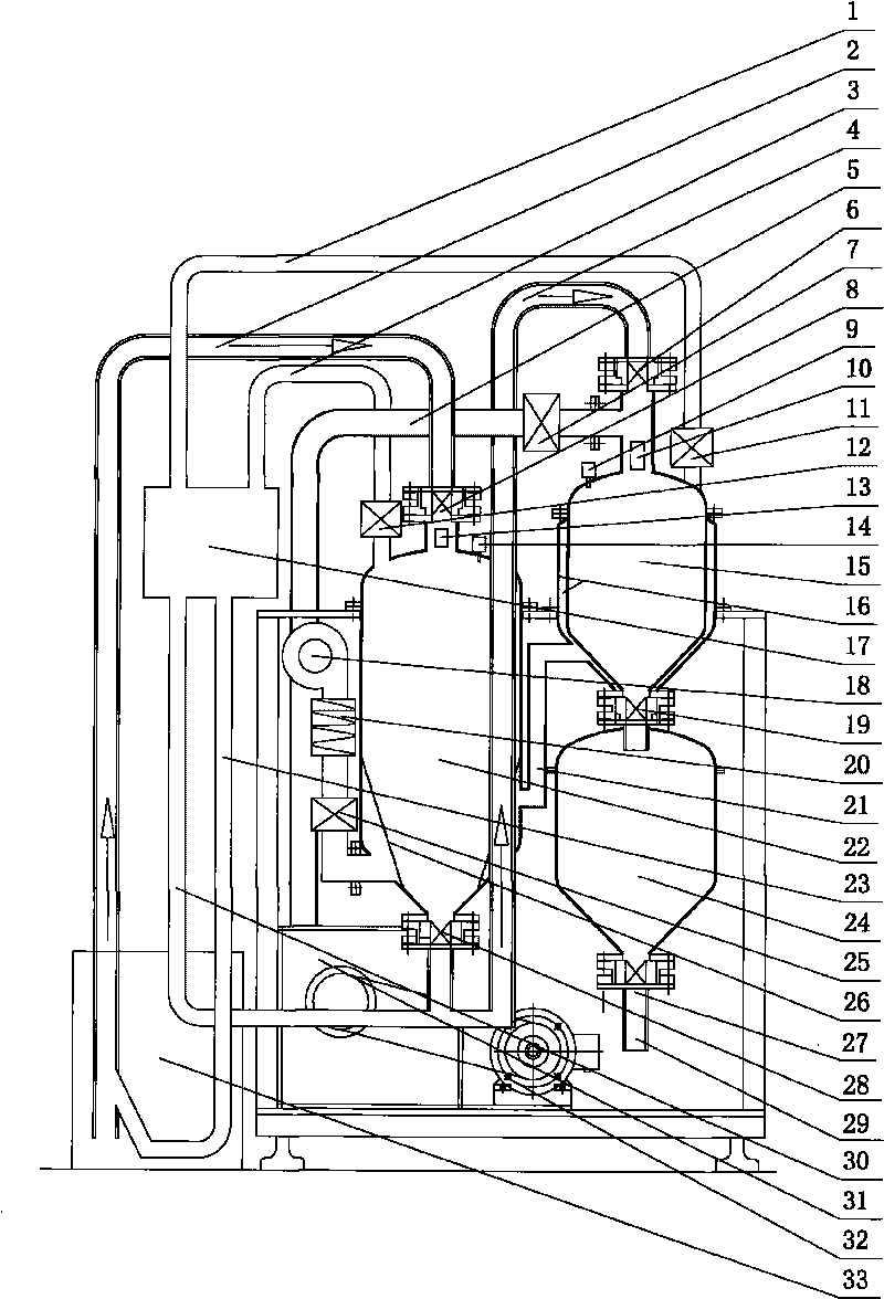 Particle drying device