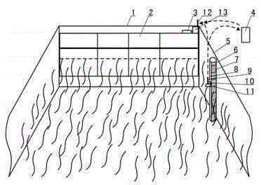 External power supply type riverbed water level centralized monitoring system based on Internet of Things