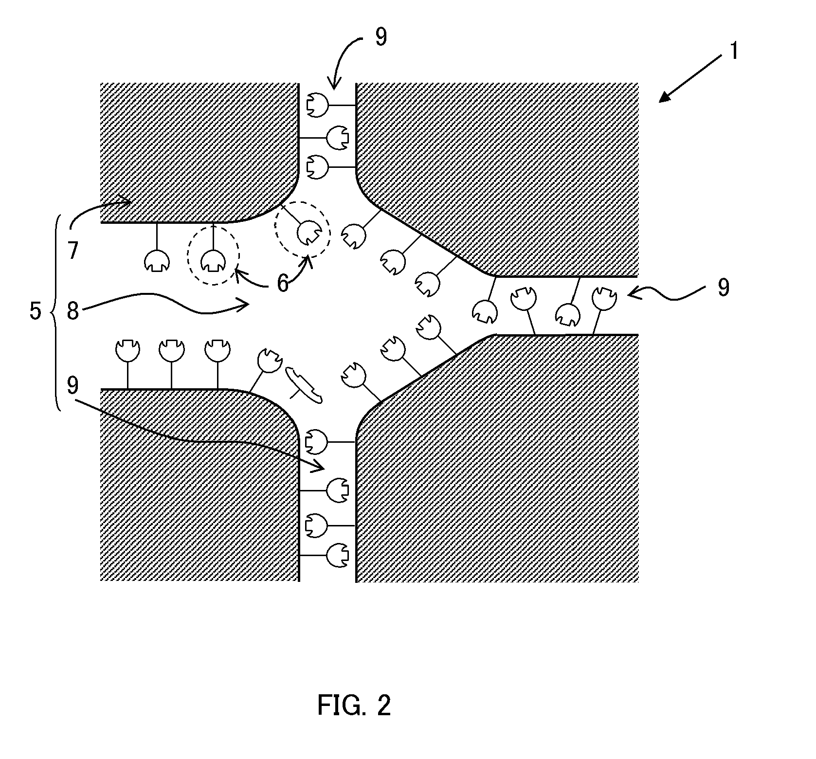 Adsorption column for purifying body fluid