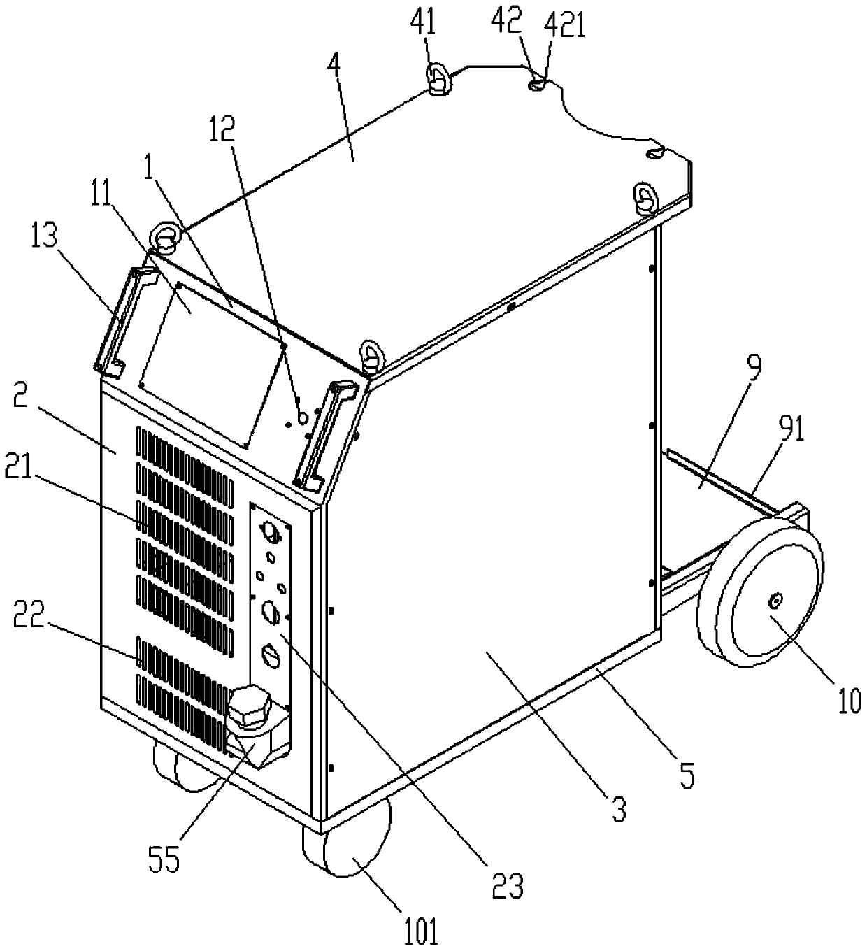 Zone-limiting welding power supply