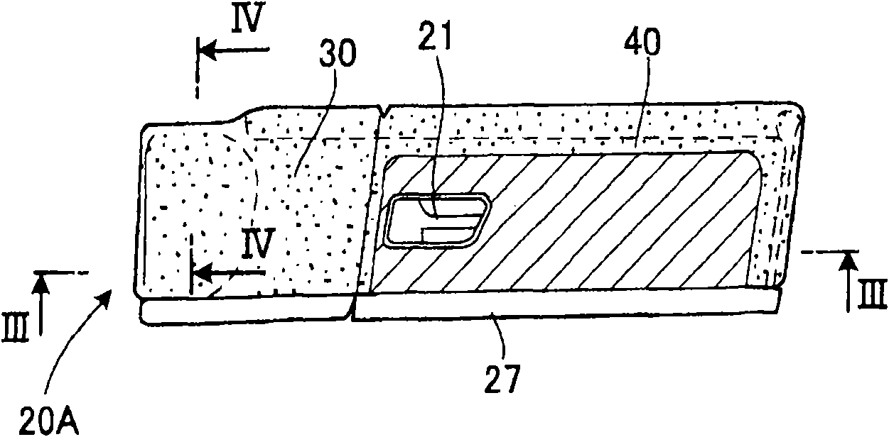 Inner-decoration component for automobile and method for the production thereof