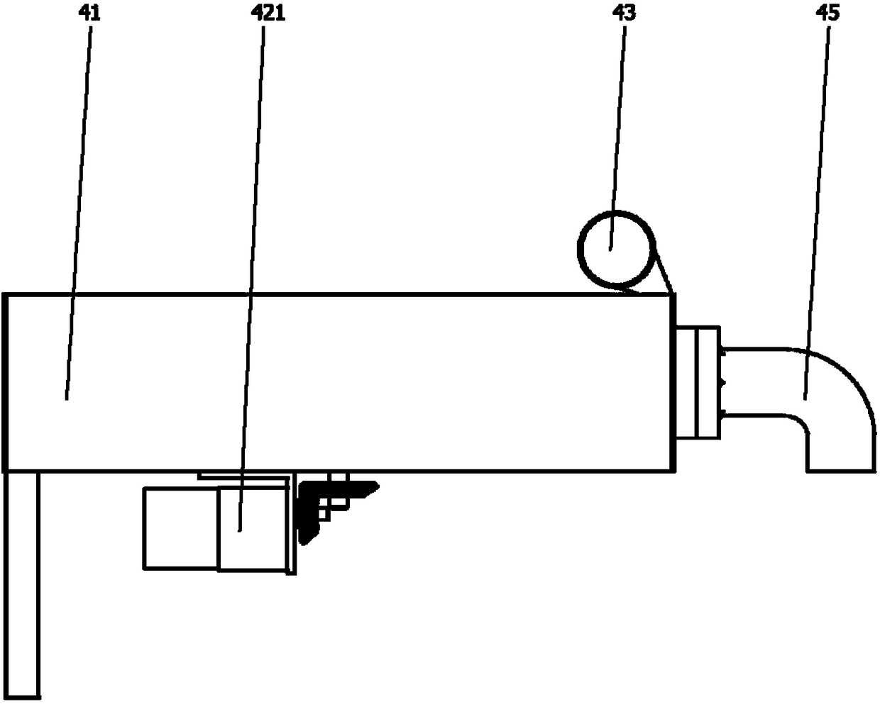 Blue-green algae clearing apparatus applied to landscape water body