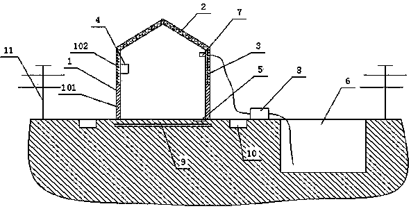 Bamboo rat rearing shed