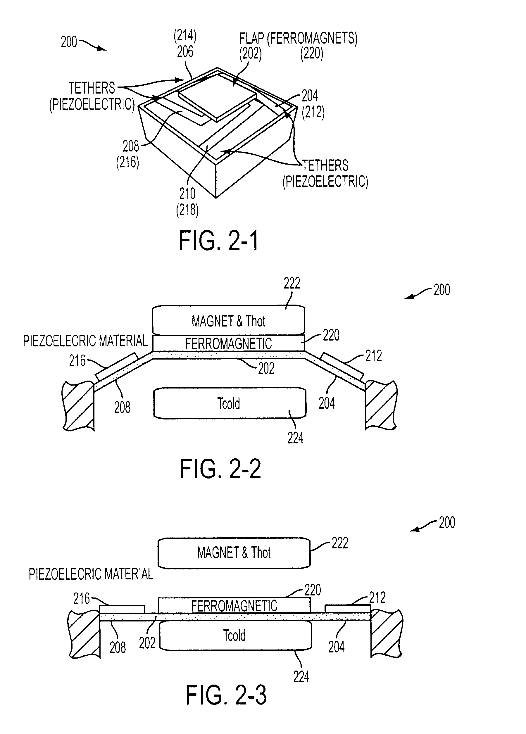 Energy harvesting by means of thermo-mechanical device utilizing bistable ferromagnets