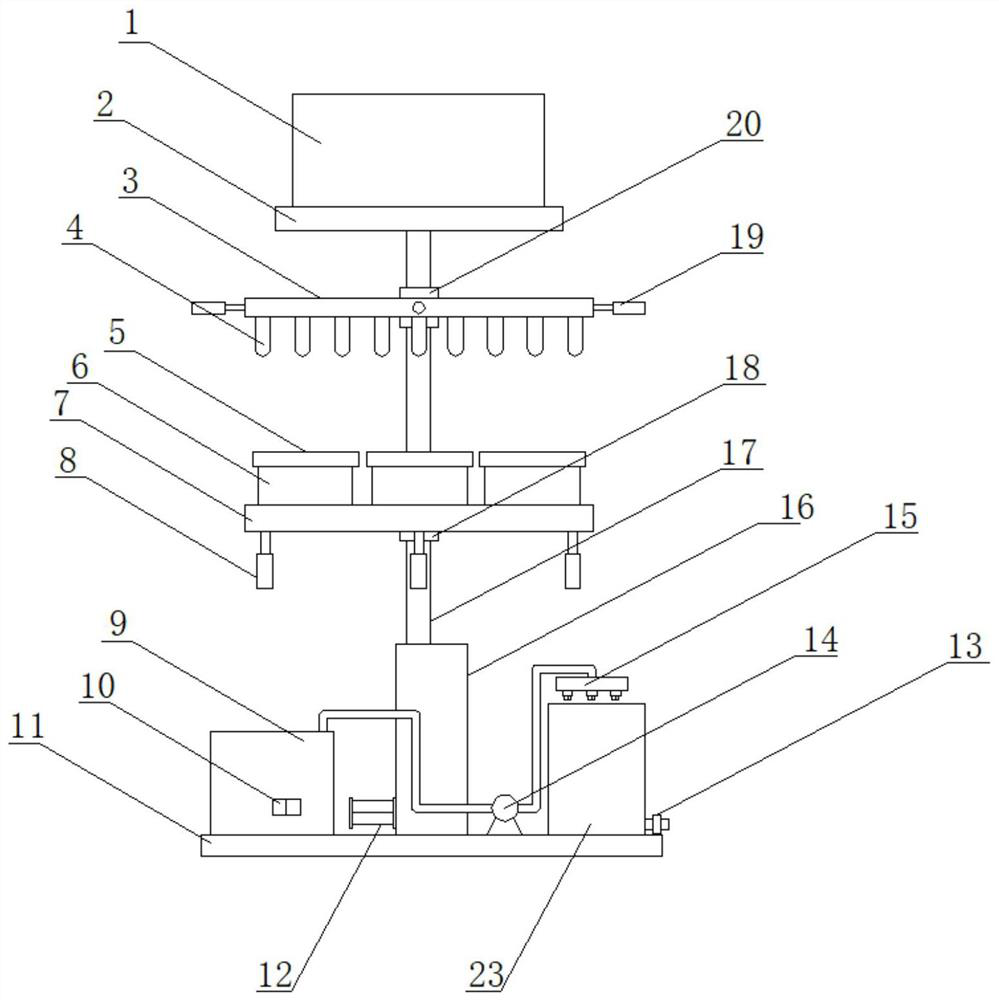 Laboratory sample storage device for metal smelting experiments