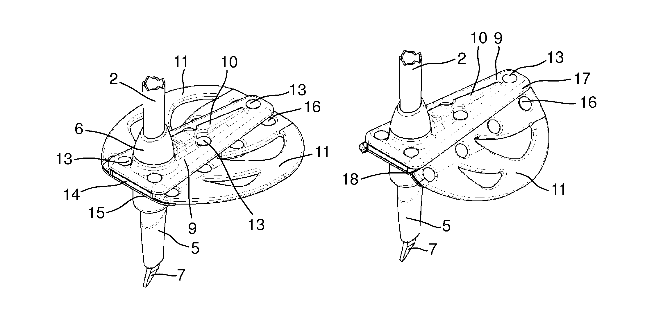 Pole baskets for ski poles for the touring sector, which pole baskets can be folded in the direction of the pole tip