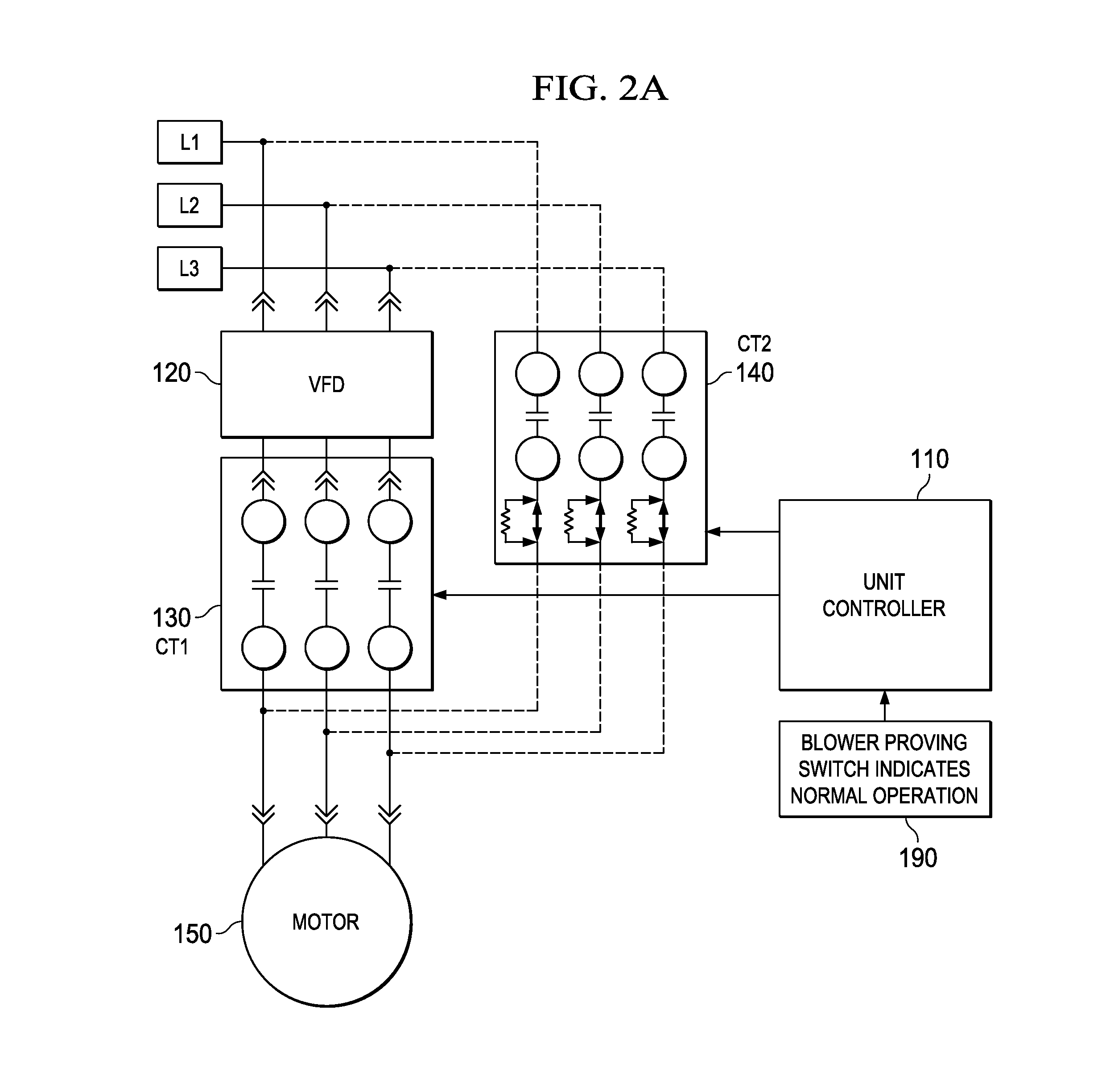 Automatic variable speed motor drive bypass