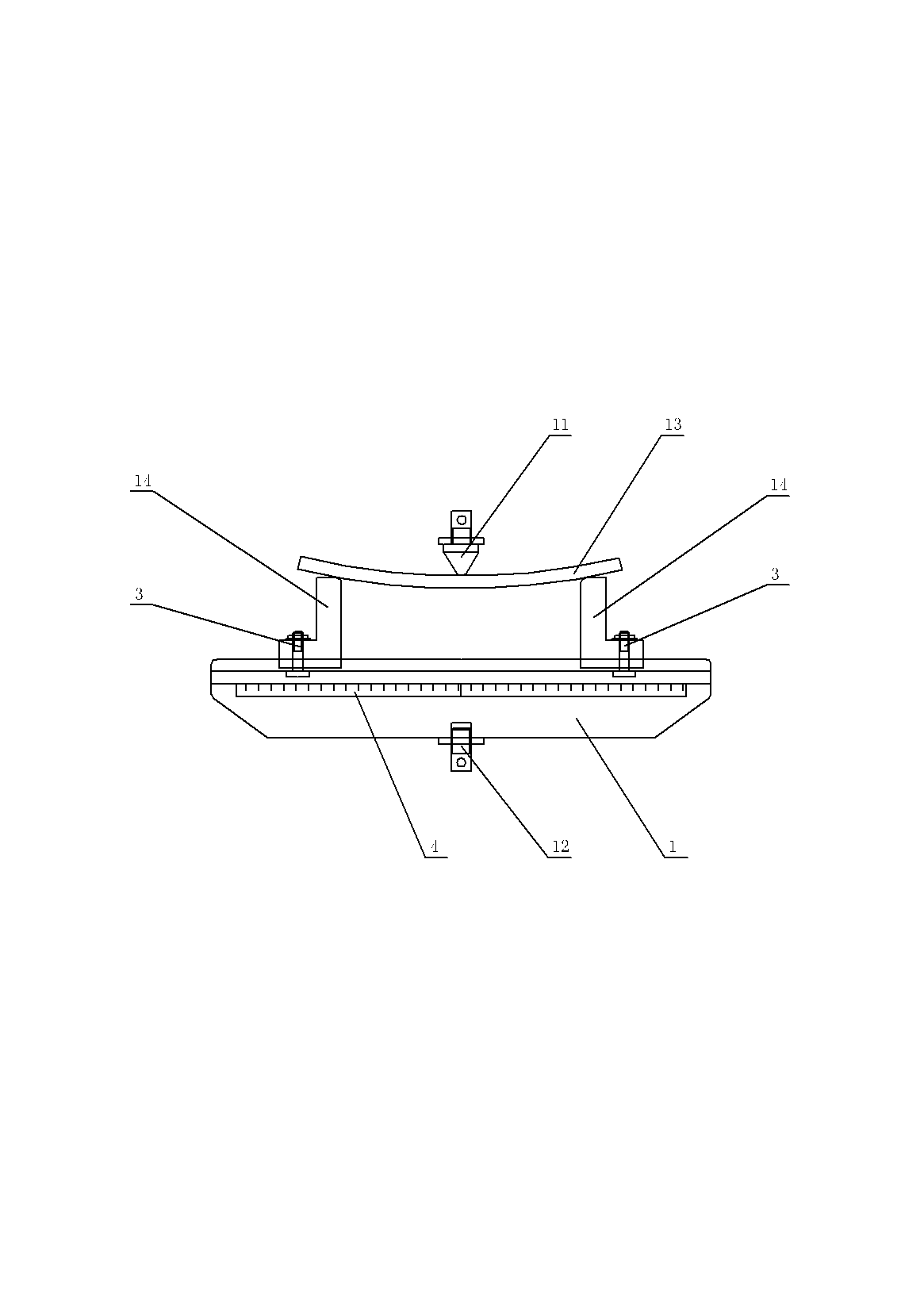 New transposition wire rigidity test device