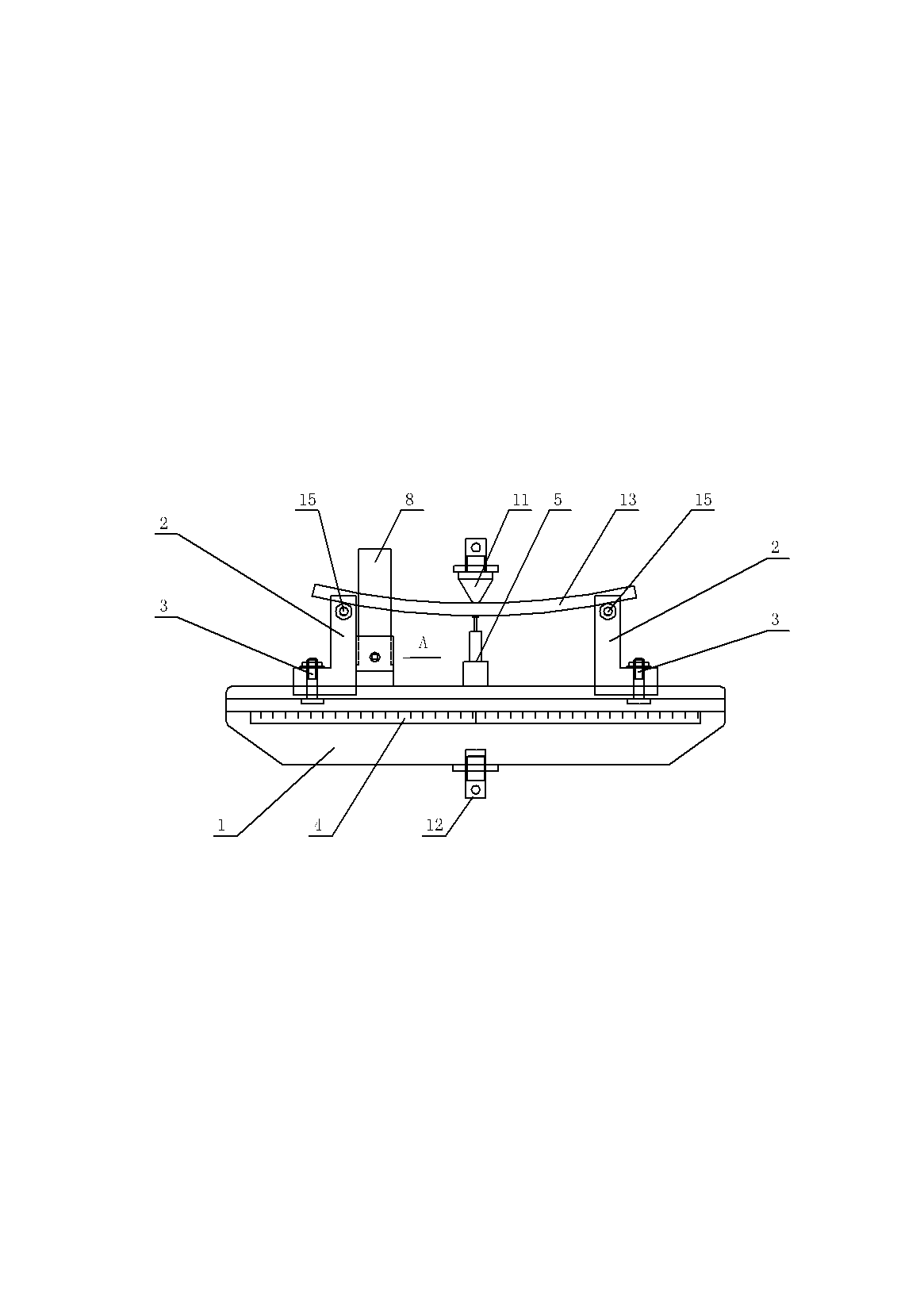 New transposition wire rigidity test device