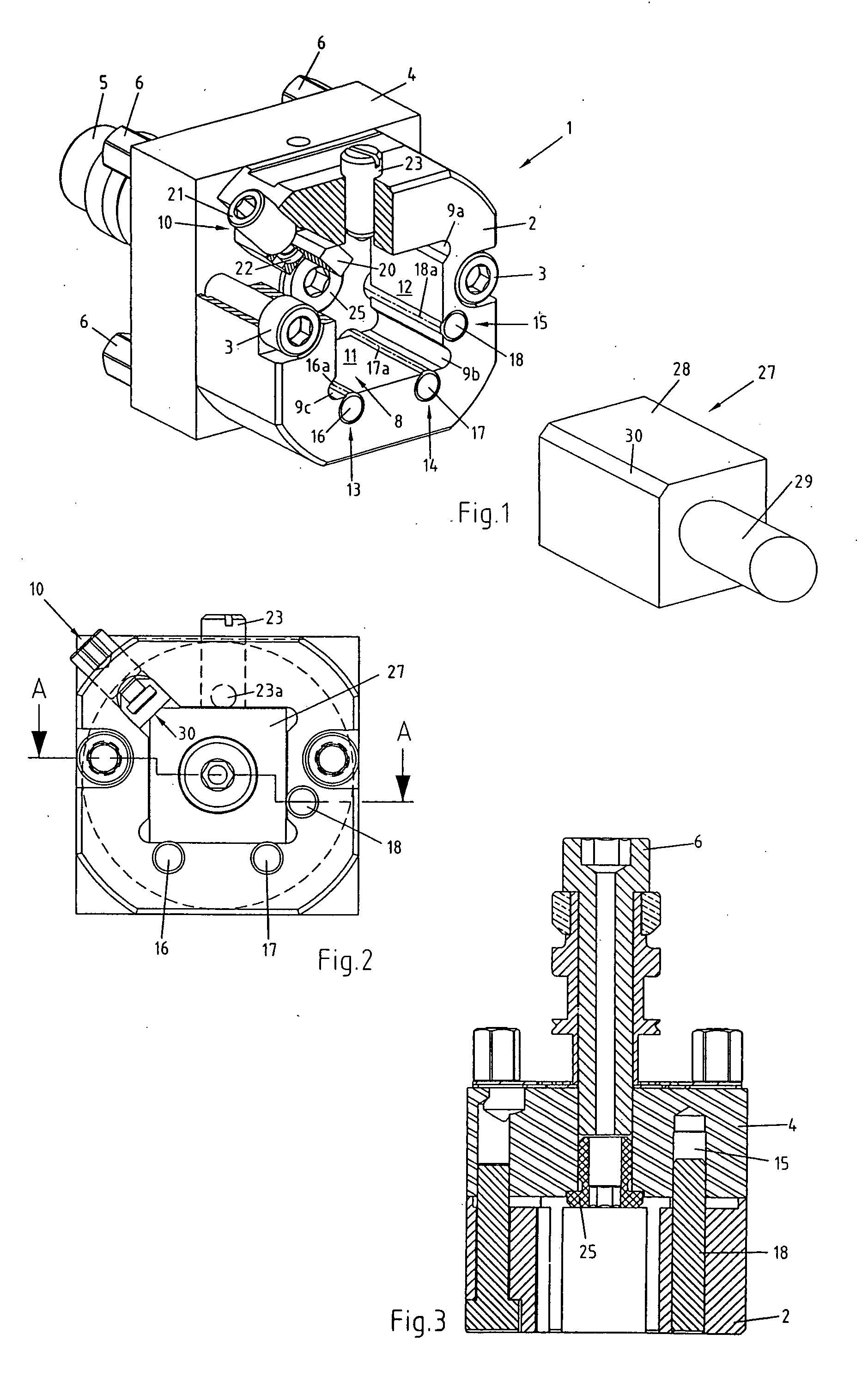 Apparatus for clamping work pieces