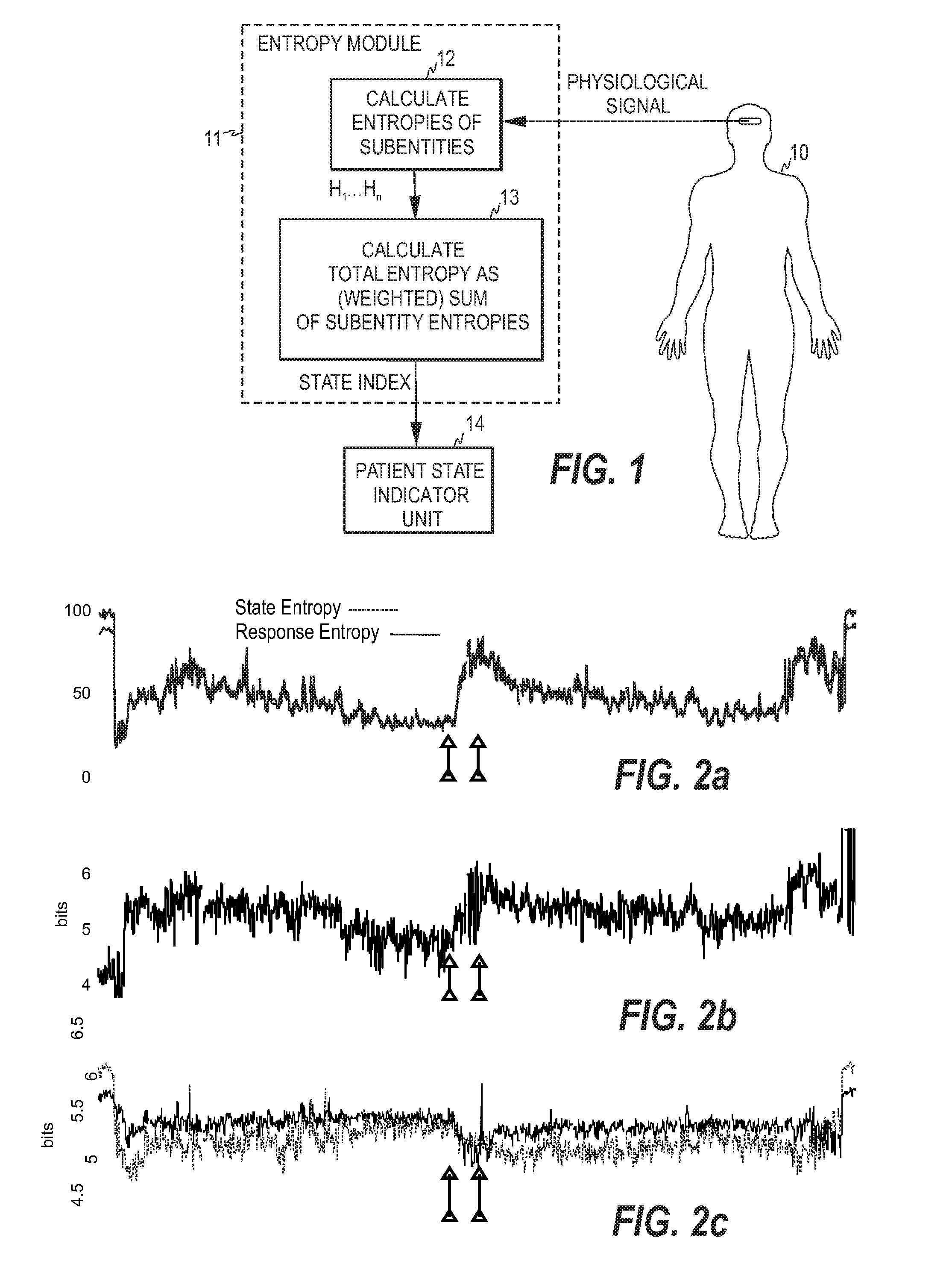 Method and apparatus for monitoring physiological state of a subject