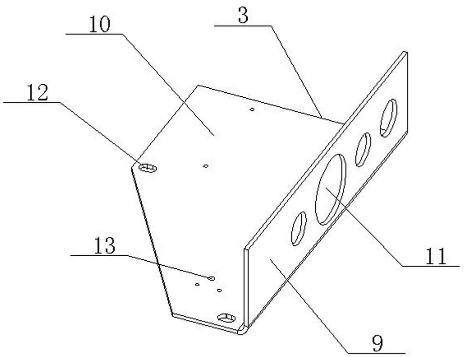 Novel elevator motor connecting assembly