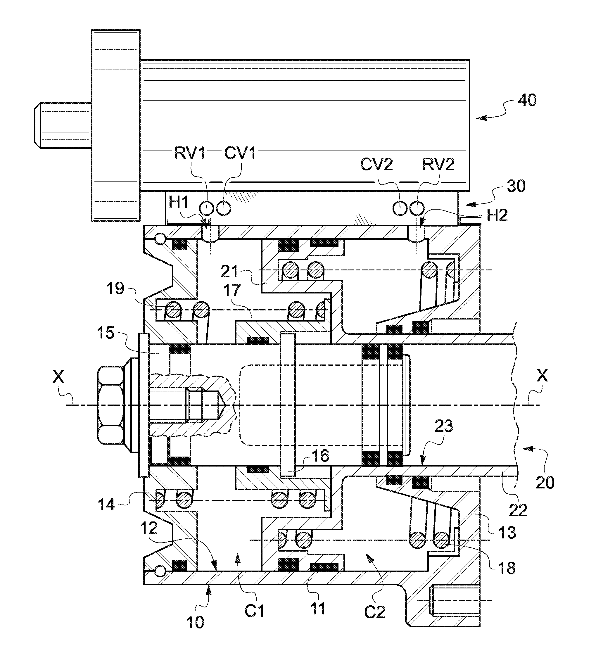 Hydraulic shimmy damper for aircraft landing gear