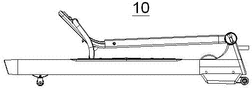 Cushioning and damping device of treadmill