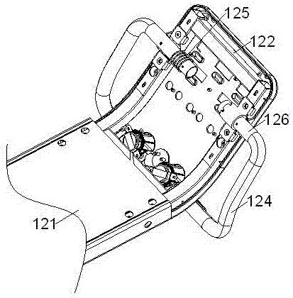 Cushioning and damping device of treadmill