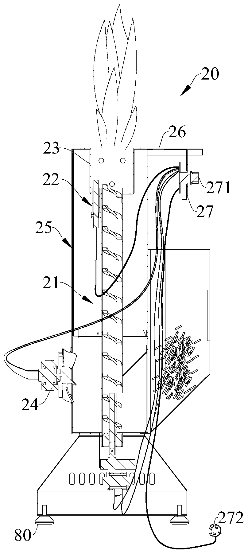 Granular fuel warmer