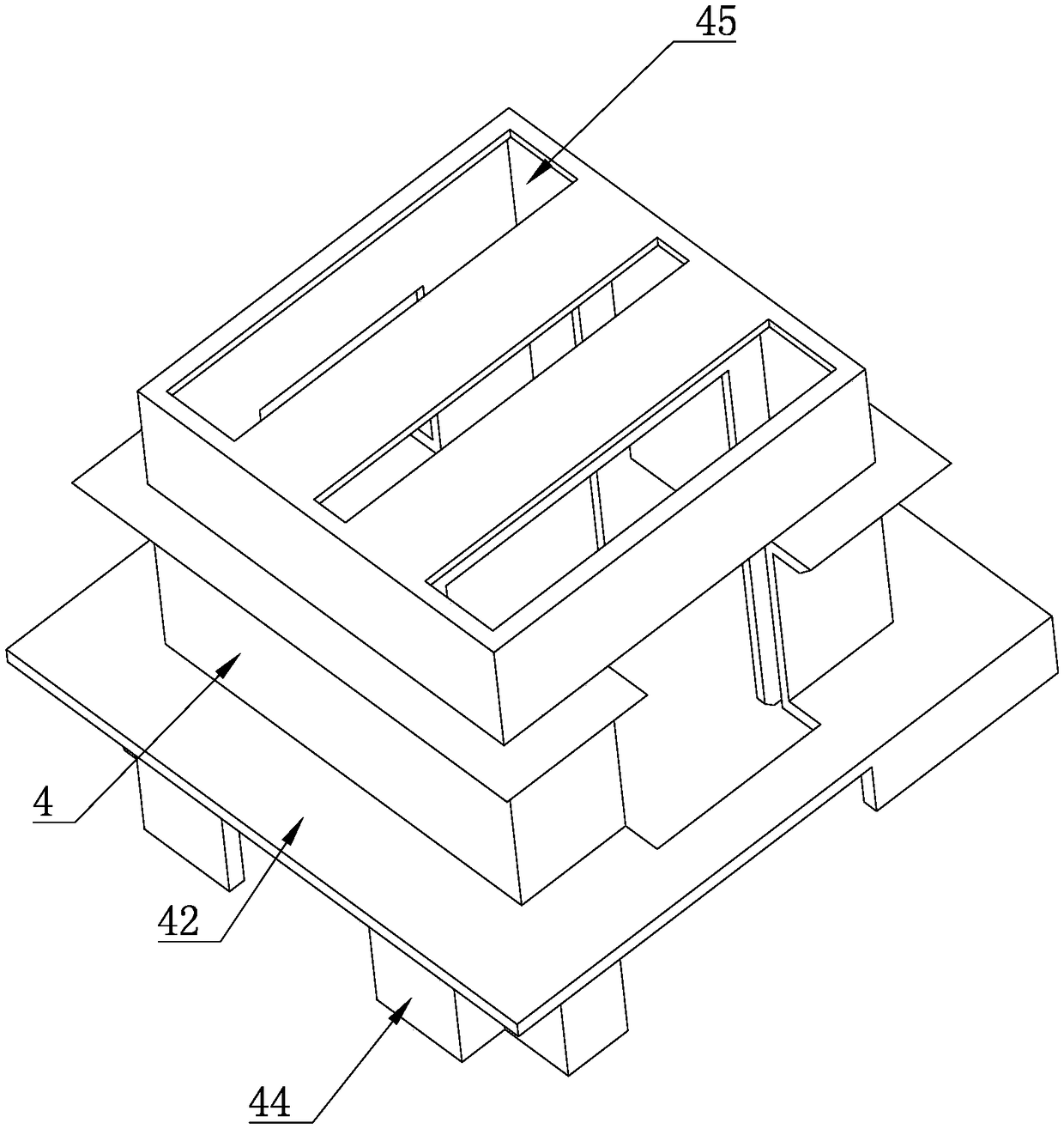 Multi-groove and large-powder transformer