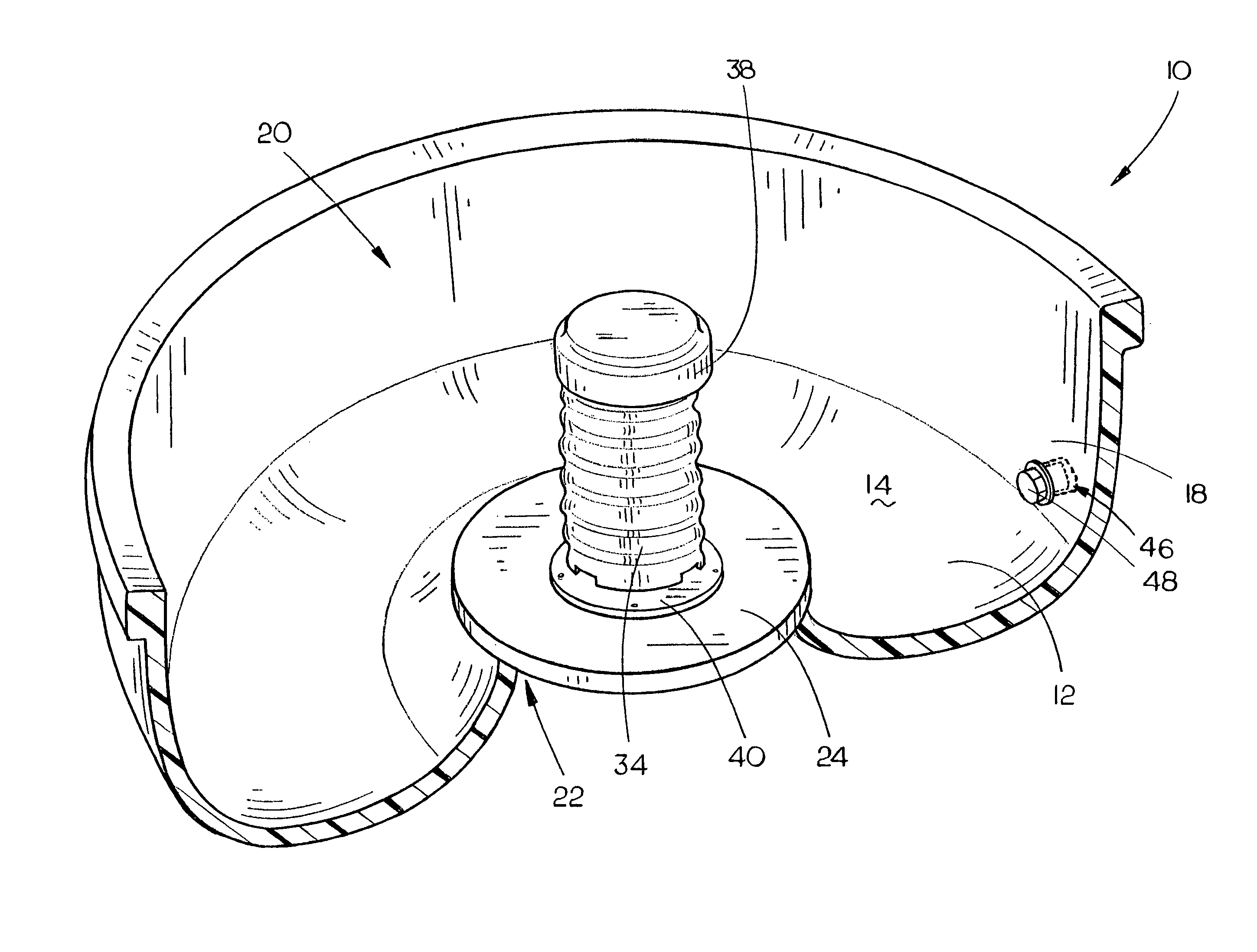 Automated livestock trough