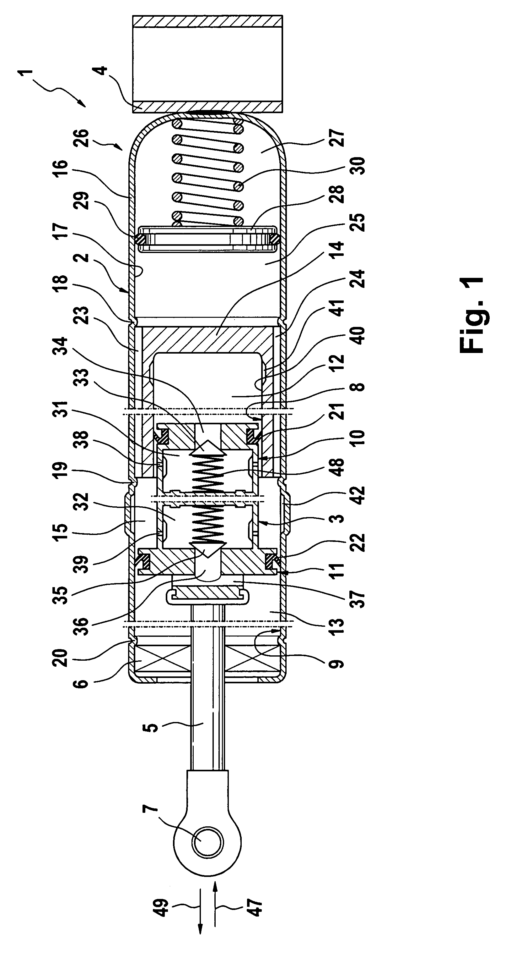 Continuously lockable adjustment device