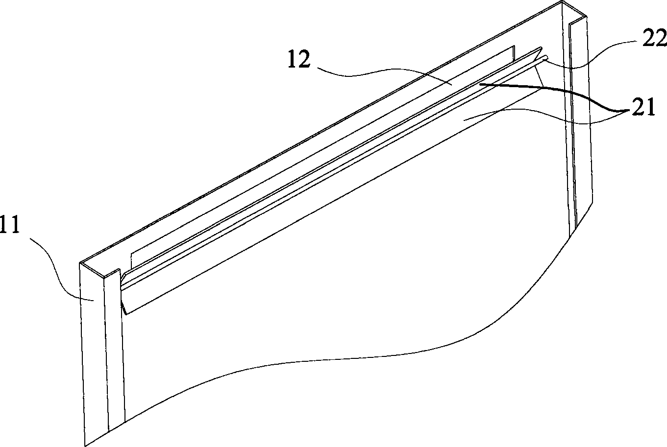 Elevator lift-cabin wind-guiding device