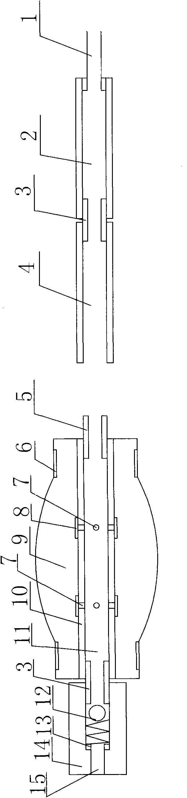 Method and device for grouting in hole and effectively stopping grout